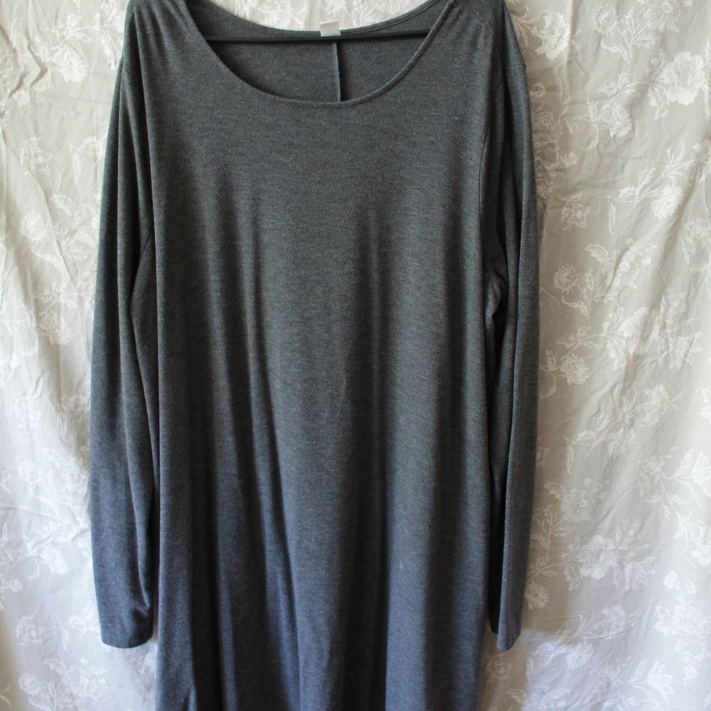 Old Navy / gray long-sleeve dress / size 2XL